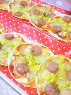 餃子の皮のピザ-レシピのメイン写真