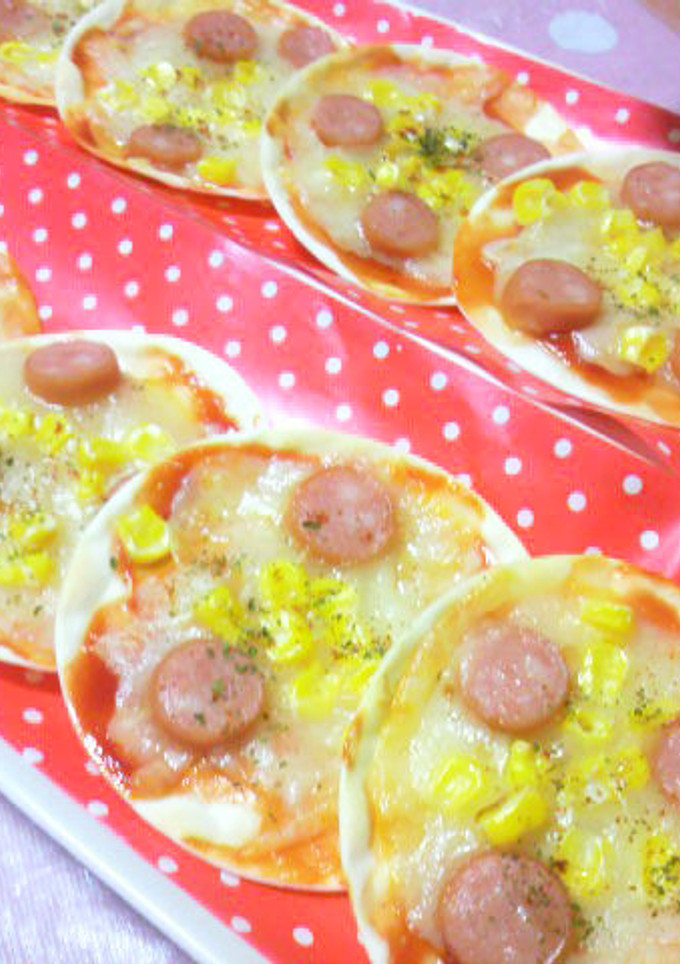 餃子の皮のピザ-レシピのメイン写真