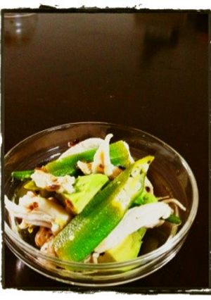 オクラとアボカドのこぶサラダ-レシピのメイン写真