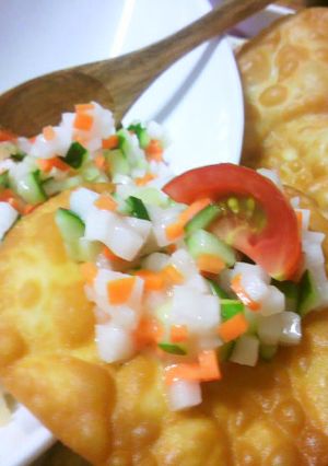 餃子の皮で！パリパリサラダ-レシピのメイン写真