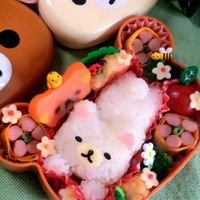 コリラックマ　お弁当　パズル リラックマ キャラ弁つくろう コリラックマのおべんとう お弁当