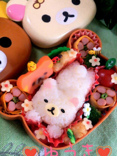 だらりんコリラックマおにぎりお弁当♪-レシピのメイン写真