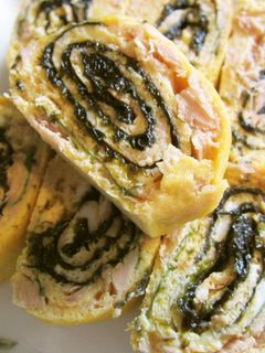 ツナと海苔の卵焼き-レシピのメイン写真