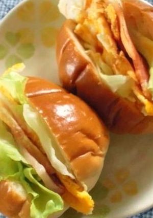 ふんわりランチロール（ベーコン×卵）-レシピのメイン写真