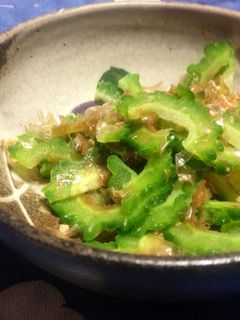 プレ農家めし◆ほろ苦いゴーヤのおひたし-レシピのメイン写真