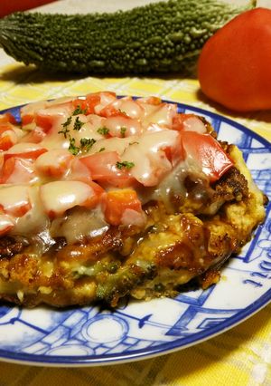 イタリアンチック☆ゴーヤの豆腐お好み焼き-レシピのメイン写真