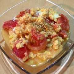 รูปของ 簡単♪トマトの中華風卵とじ