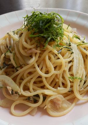 ツナとしそのパスタ-レシピのメイン写真