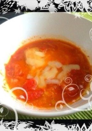 トマト＆キムチのあったかスープ-レシピのメイン写真