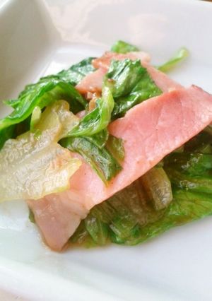 ぱぱっとレタス炒め-レシピのメイン写真