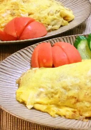 じゃが芋とミンチのオムレツ-レシピのメイン写真