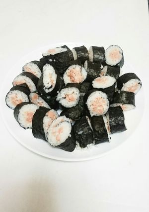 節約！簡単！お魚ハンバーグ手巻きご飯☆-レシピのメイン写真