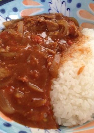 トマト一個&鍋ひとつ！簡単ハヤシライス♪-レシピのメイン写真
