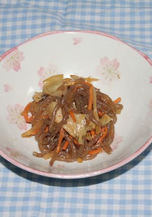 湯葉のピリ辛こんにゃく-レシピのメイン写真
