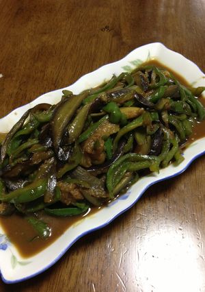 簡単　なすとピーマンの味噌炒め-レシピのメイン写真