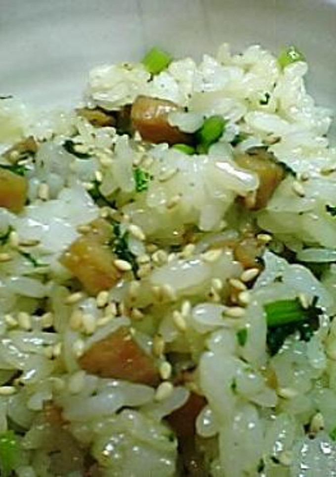 大根葉と鶏の混ぜご飯♪-レシピのメイン写真