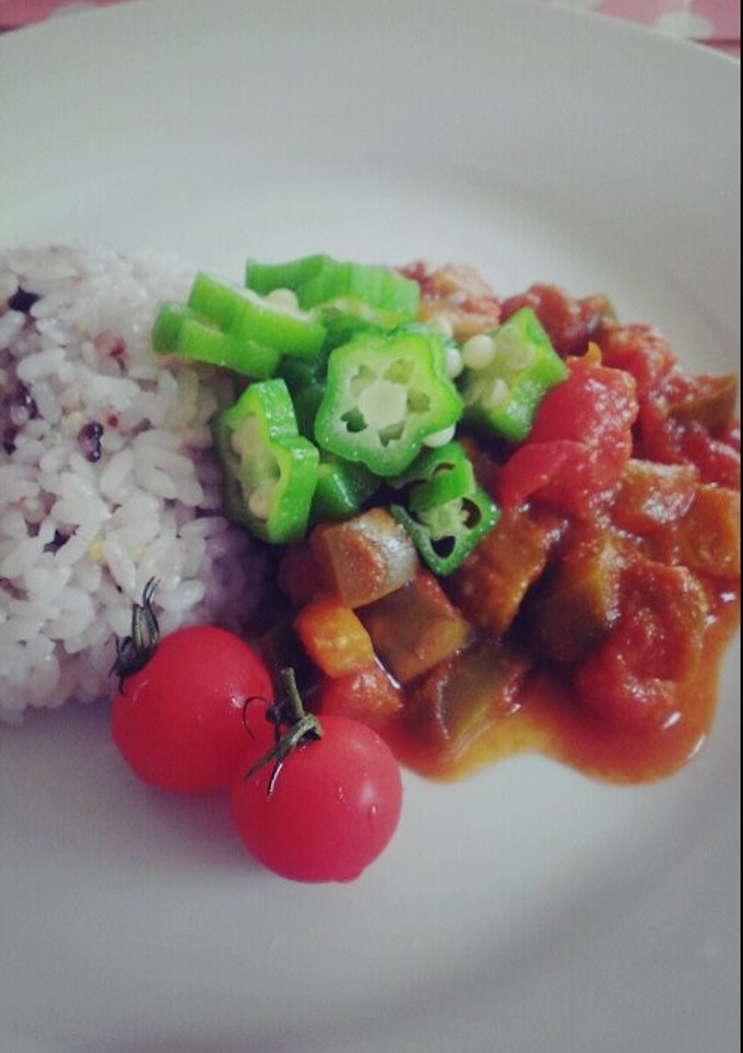 血圧・血糖を上げにくい夏野菜のカレー-レシピのメイン写真