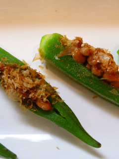 夏野菜!オクラの納豆サンド♪-レシピのメイン写真