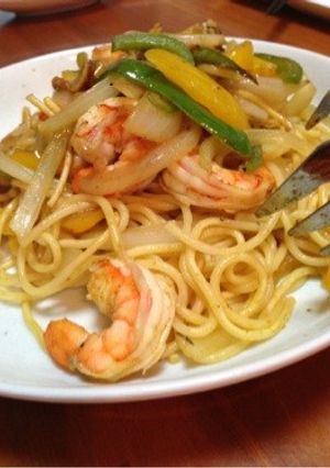 めっちゃ簡単スパイシーなカレーパスタ♡-レシピのメイン写真