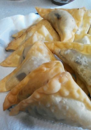 サクサク♪納豆のワンタン包み揚げ-レシピのメイン写真