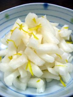 大根の甘酢漬け(柚子大根)-レシピのメイン写真