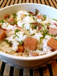 スパムとミョウガで☆夏仕立て簡単混ぜ寿司-レシピのメイン写真