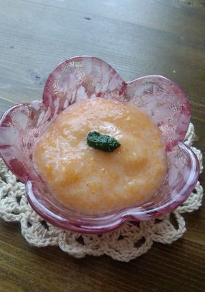 離乳食 初期 にんじんのミルクリゾット-レシピのメイン写真