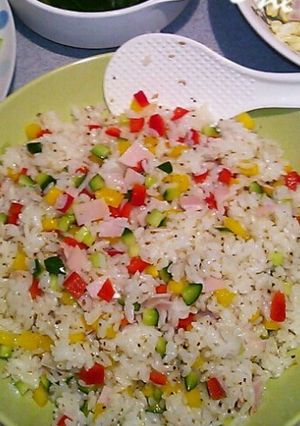野菜たっぷり洋風混ぜ寿司-レシピのメイン写真