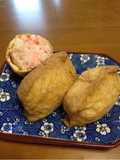 紅生姜入り青森のいなり寿司☆お弁当にも