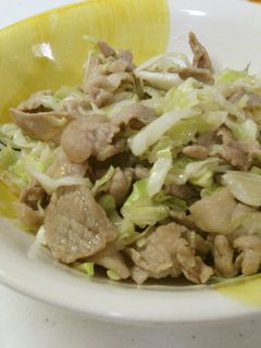 豚肉とキャベツのポン酢炒め-レシピのメイン写真