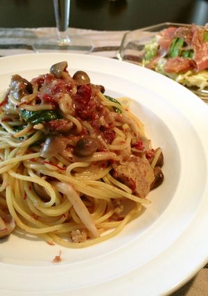 自信作!コンビーフとバジルのペペロン-レシピのメイン写真