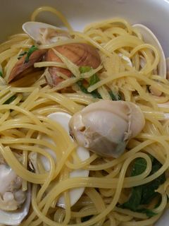 アサリの酒蒸し風和風パスタ-レシピのメイン写真