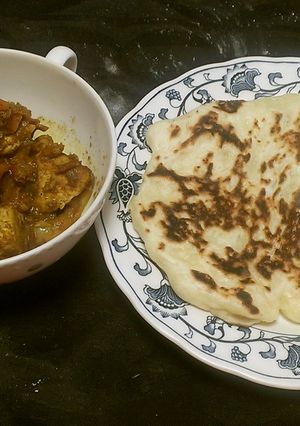 カレーにピッタリ!ヨーグルト入りナン-レシピのメイン写真