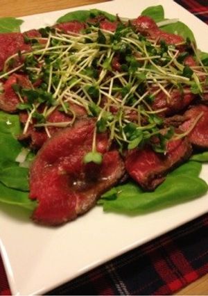 牛たたきのタレ！ローストビーフ冷しゃぶも-レシピのメイン写真