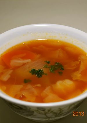 キャベツのトマトスープ-レシピのメイン写真