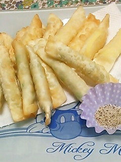 餃子の皮で♡チーズ&枝豆スティック☆-レシピのメイン写真