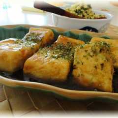 รูปของ 簡単にね！揚げ（焼き）だし豆腐