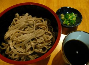 山芋とろろ入り黒生そば☆京都丹波の蕎麦-レシピのメイン写真