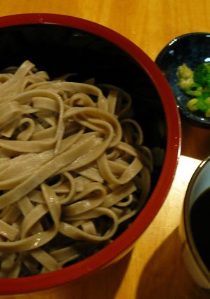 山芋とろろ入り黒生そば☆京都丹波の蕎麦-レシピのメイン写真