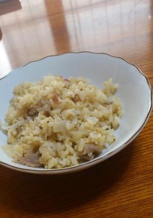 夏に！梅と大葉の和風チャーハン-レシピのメイン写真