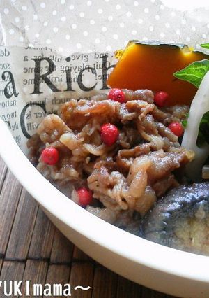 茄子と牛肉の甘辛煮＊お弁当にも-レシピのメイン写真