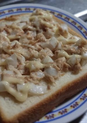 ツナたまトースト-レシピのメイン写真