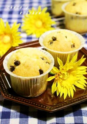 ☸ふわふわ♡チョコチップマフィン☸-レシピのメイン写真