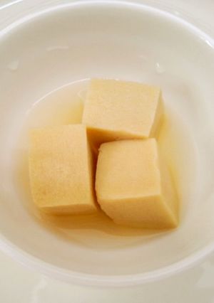 高野豆腐の含め煮☆電子レンジで１枚だけ-レシピのメイン写真