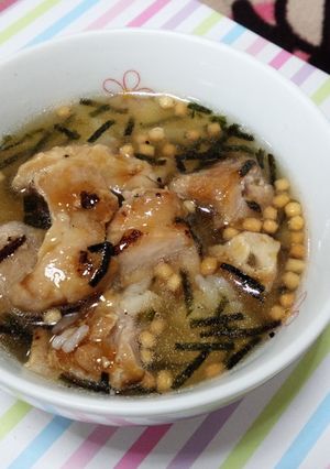 朝ご飯おちゃずけ-レシピのメイン写真