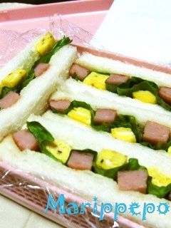 SPAMとタマゴのサンドイッチ-レシピのメイン写真