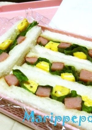 SPAMとタマゴのサンドイッチ-レシピのメイン写真