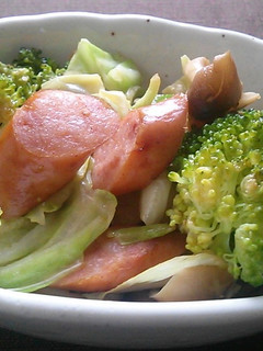 ウィンナーと野菜のコンソメ炒め-レシピのメイン写真