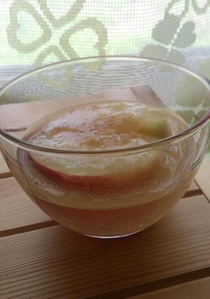 Carinaに浮かんだ桃-レシピのメイン写真