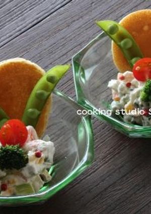夏野菜のヨーグルトサラダ-レシピのメイン写真